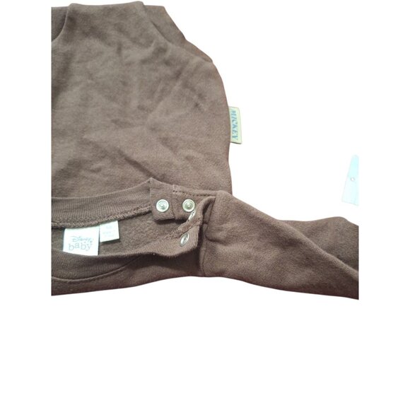 Disney Baby Unisex Brown Mickey Mouse Bodysuit Sz NB/Newborn NEW - Picture 6 of 7